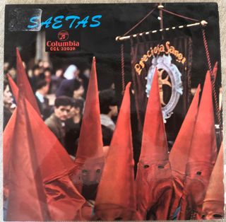 VINILO: SAETAS MADRUGADA DE PASIÓN DISCO (1963)