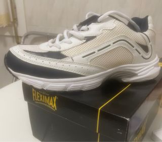 Zapatillas Fleximax Blancas y Negras