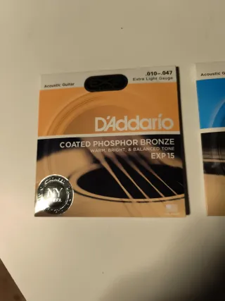 Cuerdas D'Addario/Elixir Guitarra acústica/elec