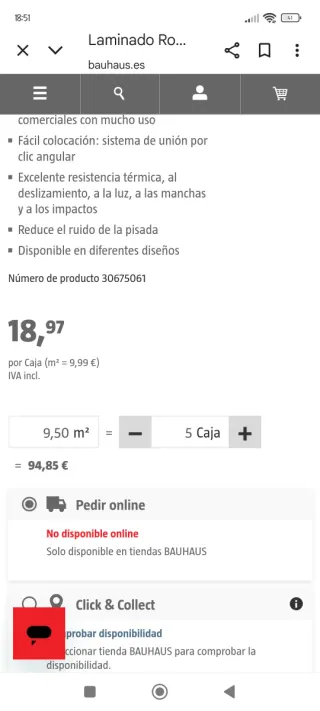 Suelo laminado roble AC5