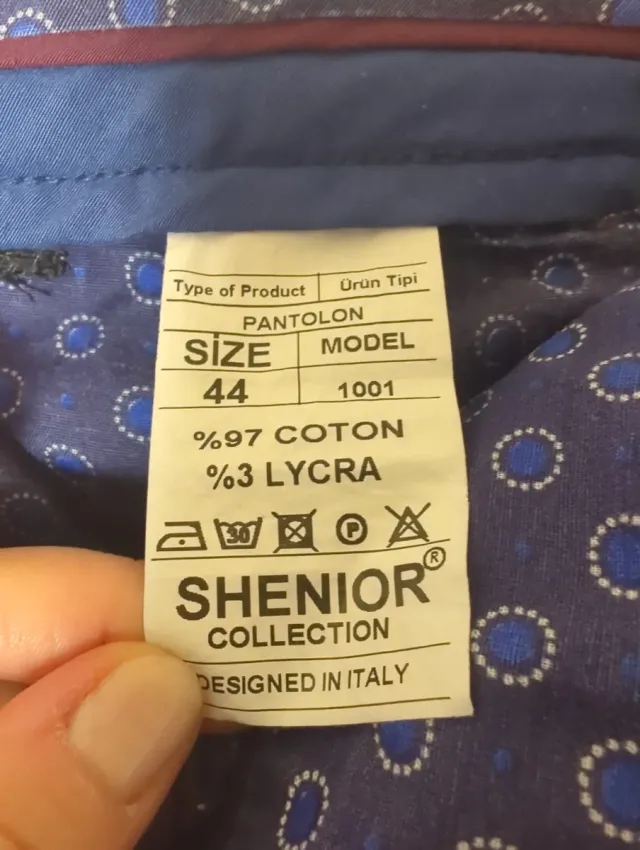 Pantalón hombre Shenior Collection marrón