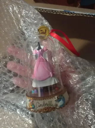 Cenicienta zapato caja cristal Disney