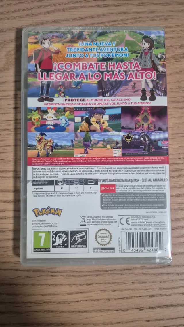 Pokemon Scudo Nintendo Switch sigillato