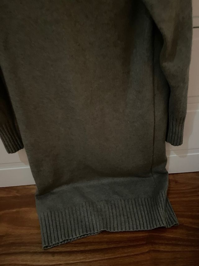 Vestido de punto verde