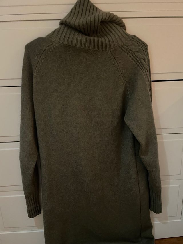 Vestido de punto verde