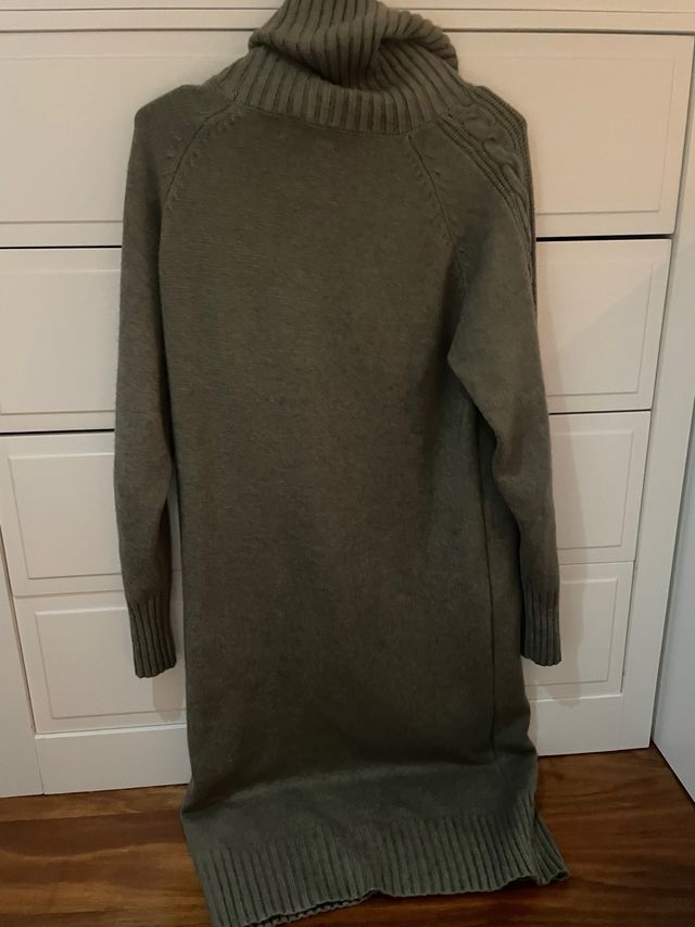 Vestido de punto verde