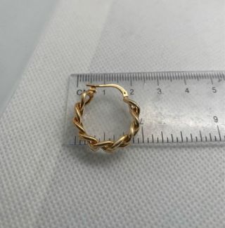 Aros Plata Ley Chapados Oro 18k