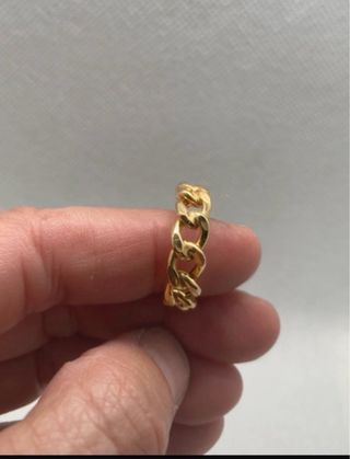 Aros Plata Ley Chapados Oro 18k