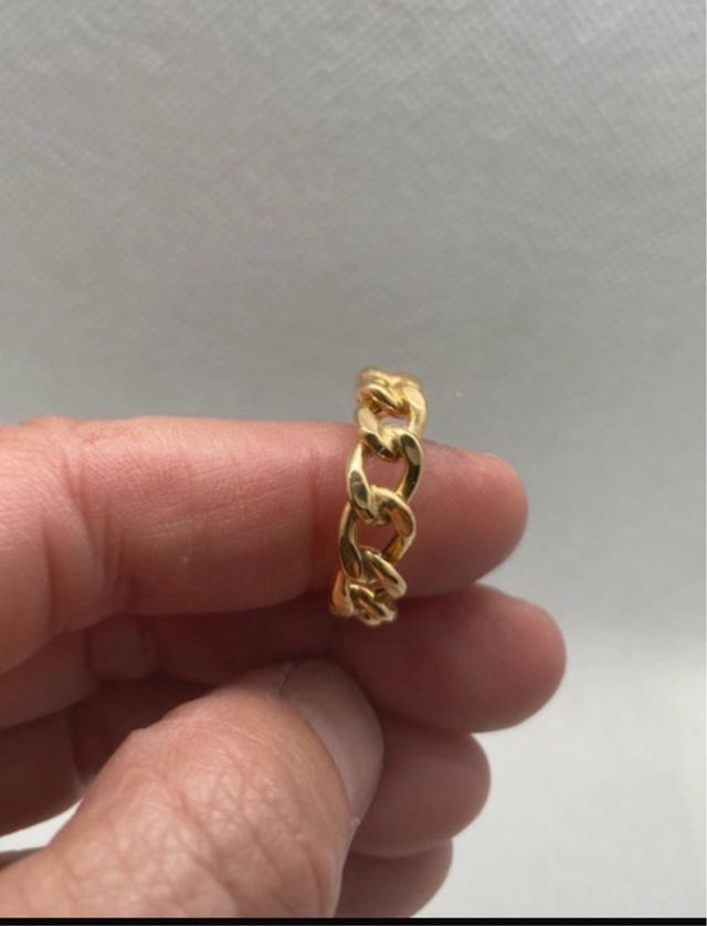 Aros Plata Ley Chapados Oro 18k