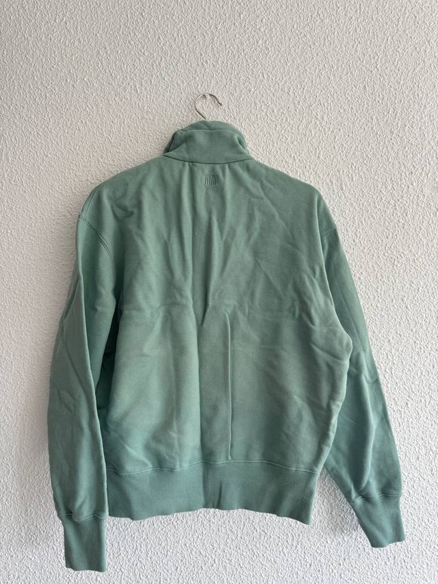 Sudadera AMI PARIS “Ami de Cœur” verde