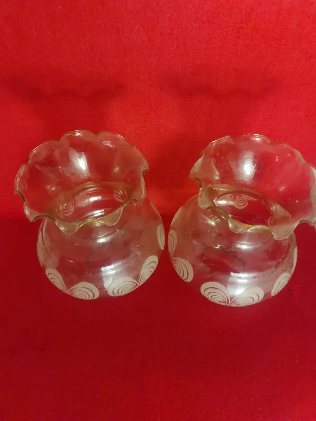 Tulipas plafones antiguas cristal decorado