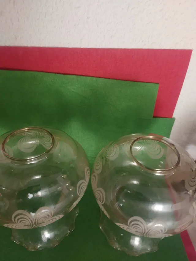 Tulipas plafones antiguas cristal decorado