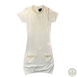 VD1.13 Vestito Elisabetta Franchi con perle decora