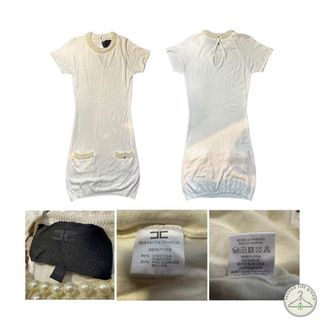 VD1.13 Vestito Elisabetta Franchi con perle decora