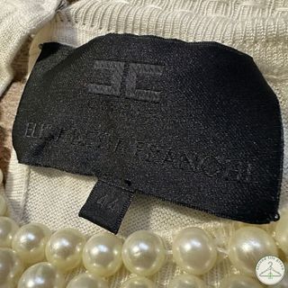 VD1.13 Vestito Elisabetta Franchi con perle decora