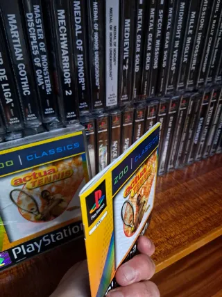 🇪🇦 PlayStation 1 Actua Tennis ZOO Classics