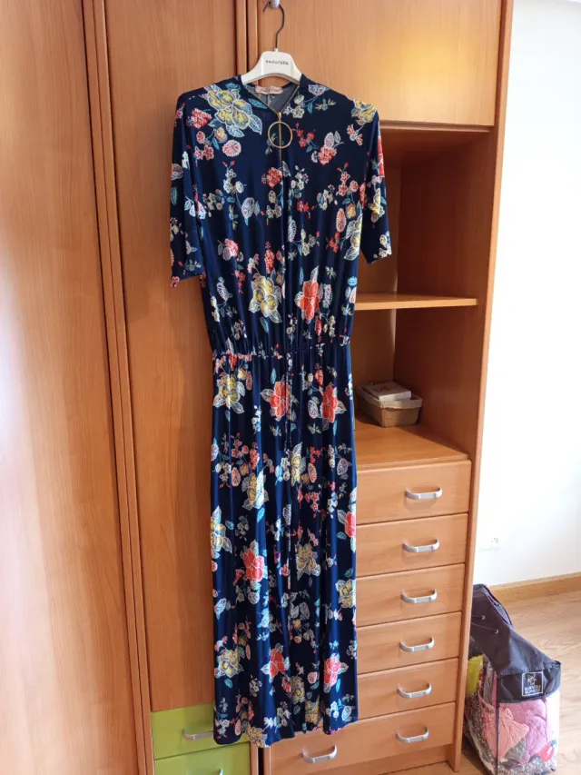 Mono largo estampado floral