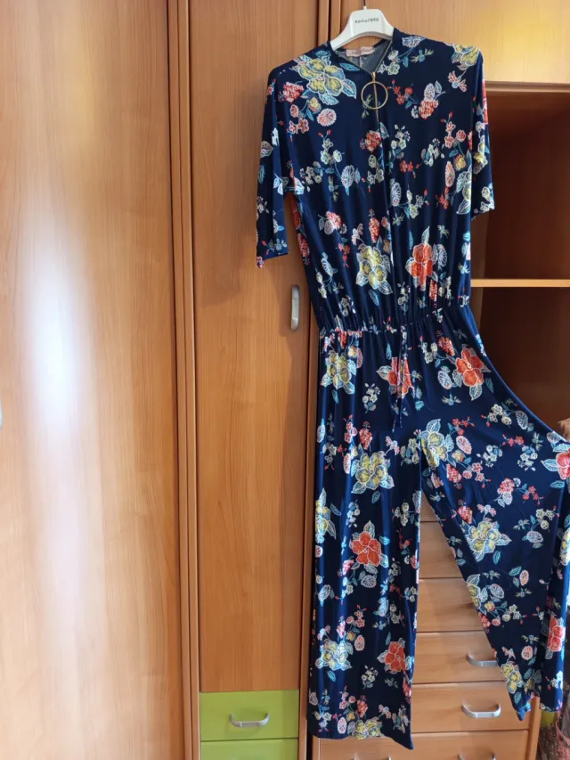 Mono largo estampado floral