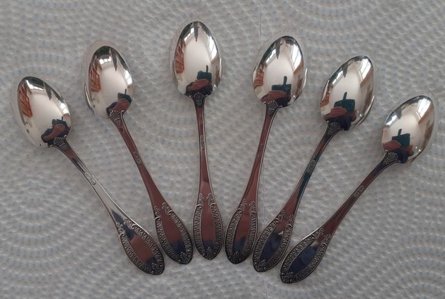 Set 12 Cucchiaini Caffè Argento 800