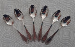 Set 12 Cucchiaini Caffè Argento 800