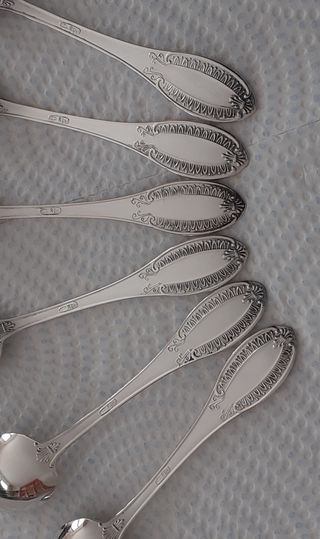 Set 12 Cucchiaini Caffè Argento 800