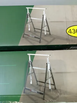 2 Caballetes Metálicos PARKSIDE Regulables Altura