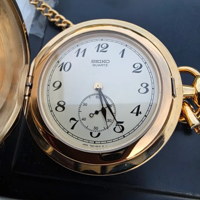 Reloj de bolsillo Seiko de cuarzo
