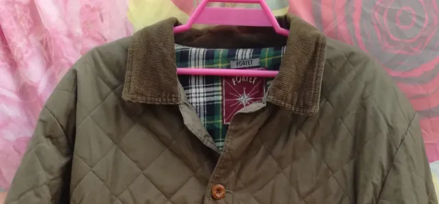 ABRIGO ACOLCHADO VERDE DE HOMBRE TL DE MUJER XL