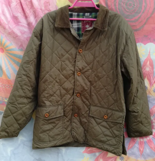 ABRIGO ACOLCHADO VERDE DE HOMBRE TL DE MUJER XL