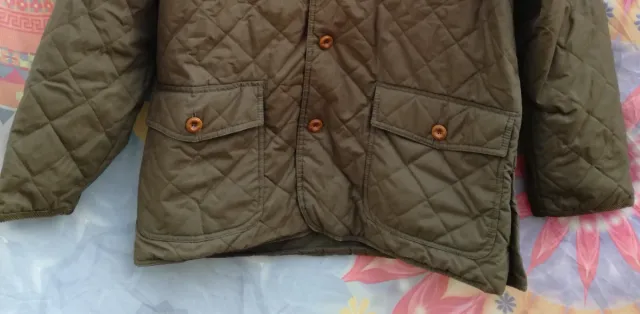 ABRIGO ACOLCHADO VERDE DE HOMBRE TL DE MUJER XL