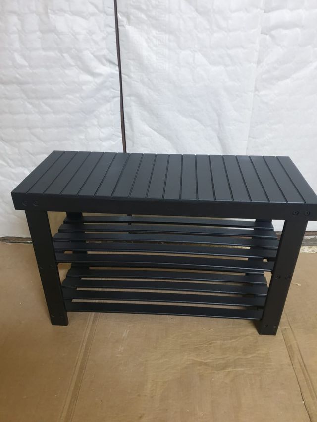 Zapatero SONGMICS madera y tela