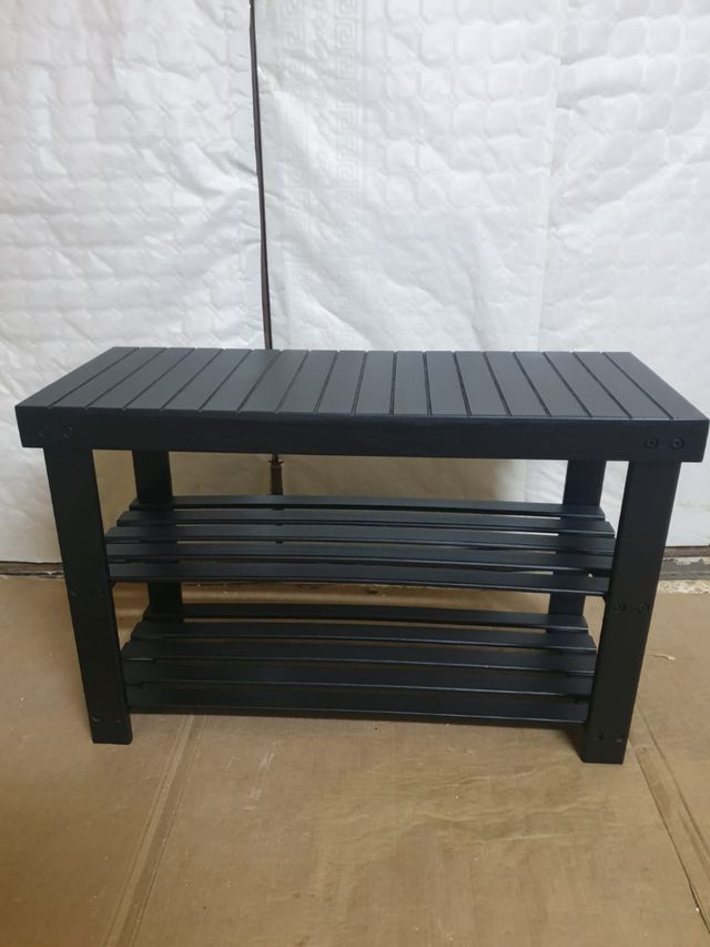 Zapatero SONGMICS madera y tela