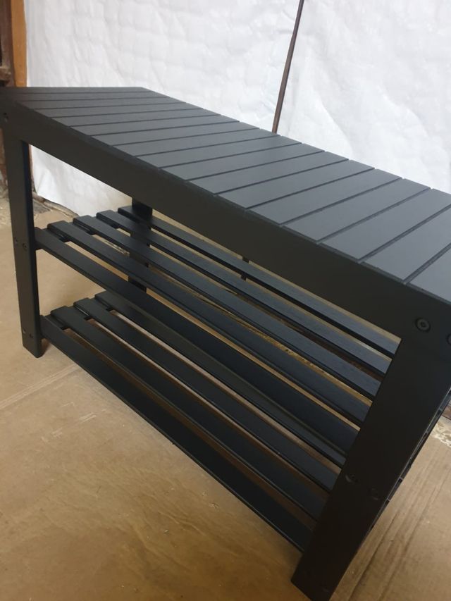 Zapatero SONGMICS madera y tela