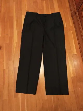 Traje negro completo caballero T-M regalo chaleco