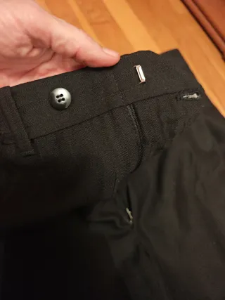 Traje negro completo caballero T-M regalo chaleco