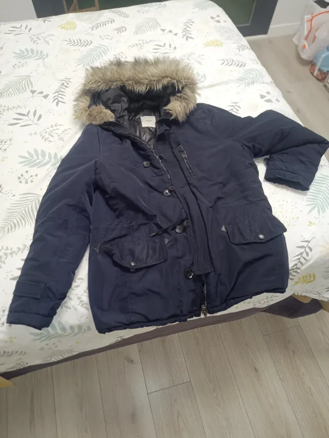 Abrigo Mango Azul Marino