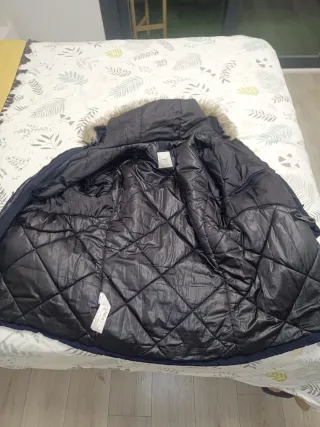 Abrigo Mango Azul Marino