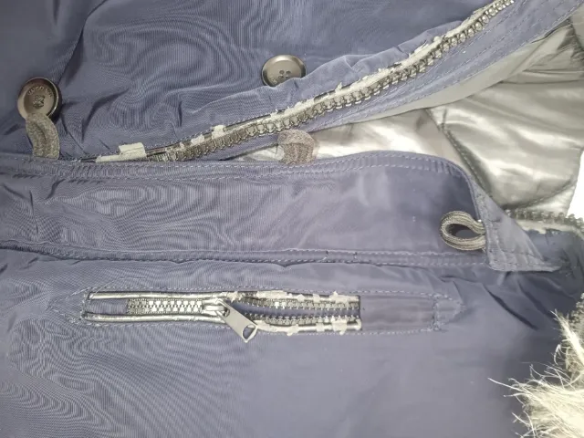 Abrigo Mango Azul Marino