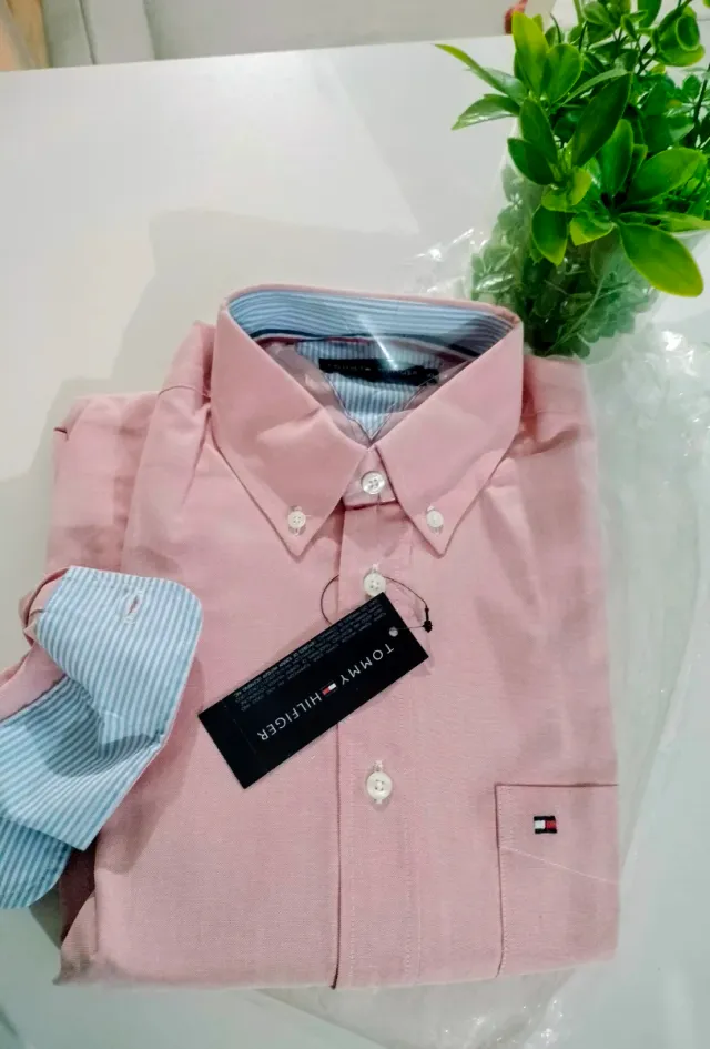 Camisa Tommy Hilfiger rosa
