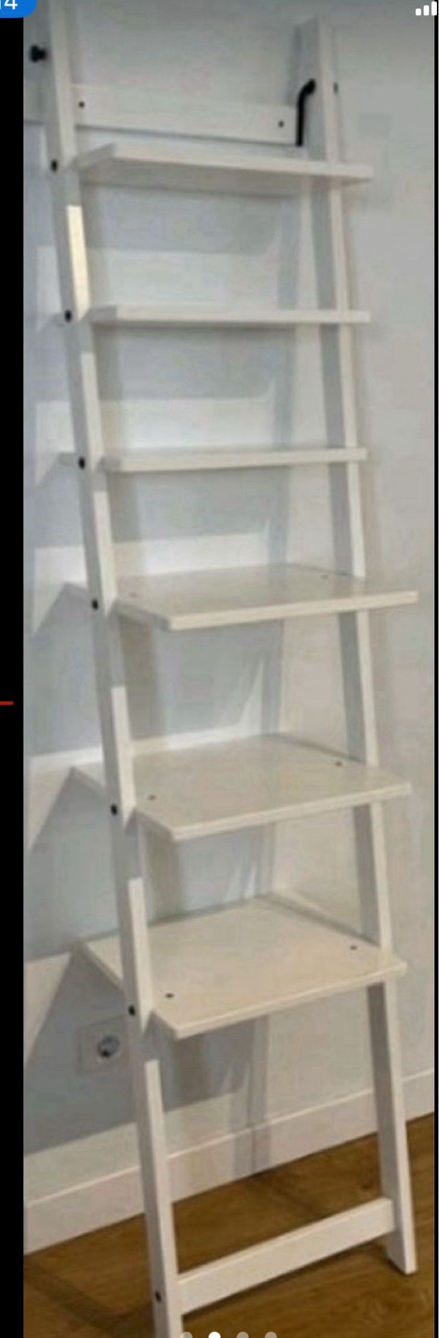 Estantería Escalera Madera negra