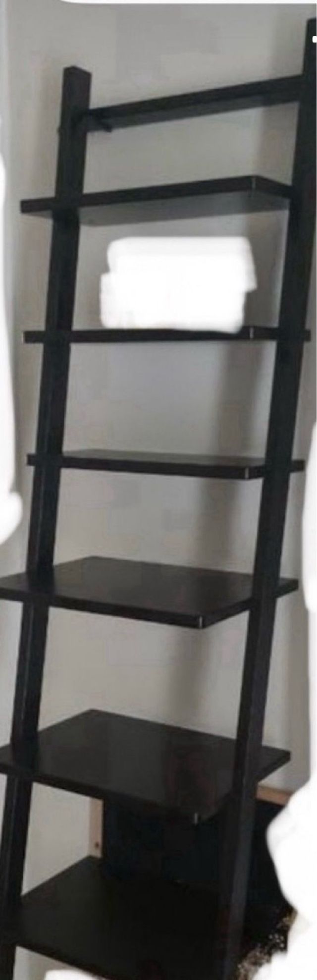 Estantería Escalera Madera negra