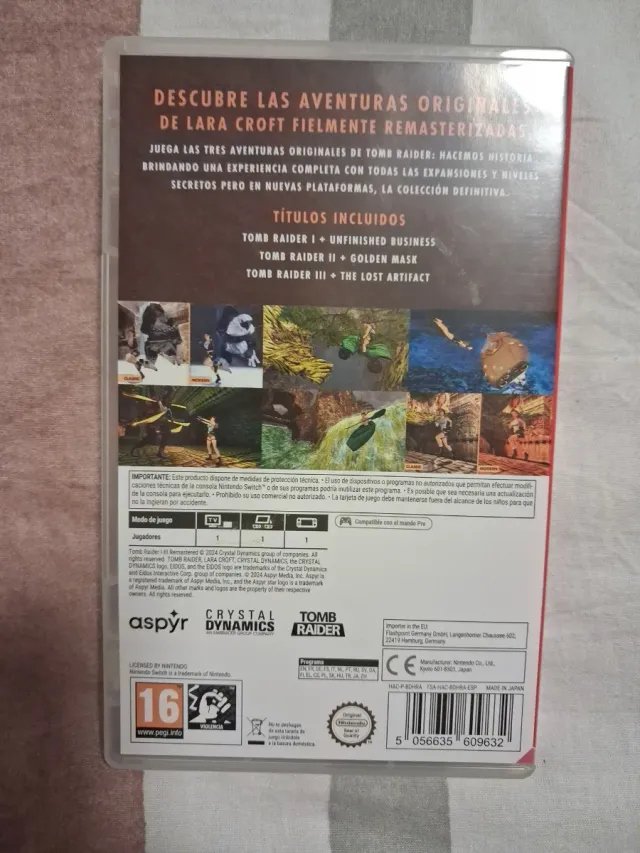 Tomb Raider I-II-III Remastered Nintendo Switch