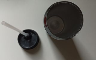 Borraccia termica nera Antiperdita e Antibacterial