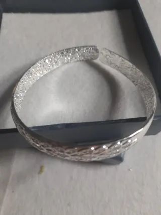 Pulsera esclava abierta plata 925