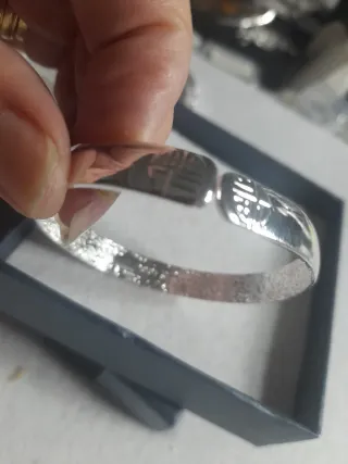 Pulsera esclava abierta plata 925