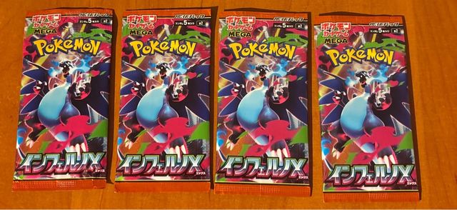 Sobres Cartas Pokémon Mega Inferno X M2