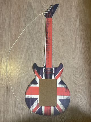 Portafoto Legno Stile Chitarra Union Jack