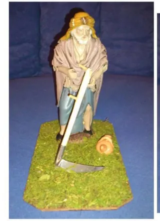 Figura Belén Segador con guadaña