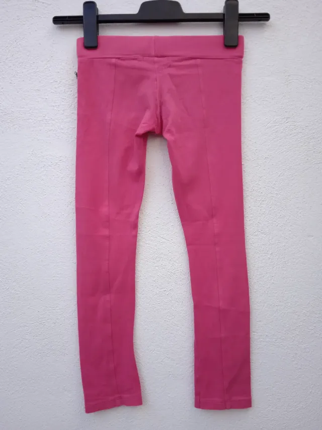 Lote 2 leggings fucsia niña 7-8 años