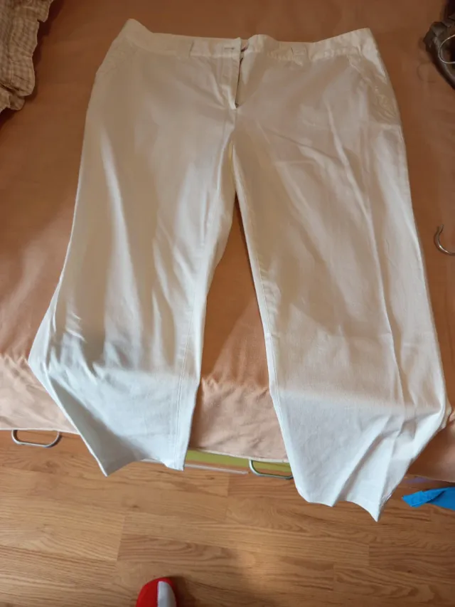 Pantalón blanco mujer